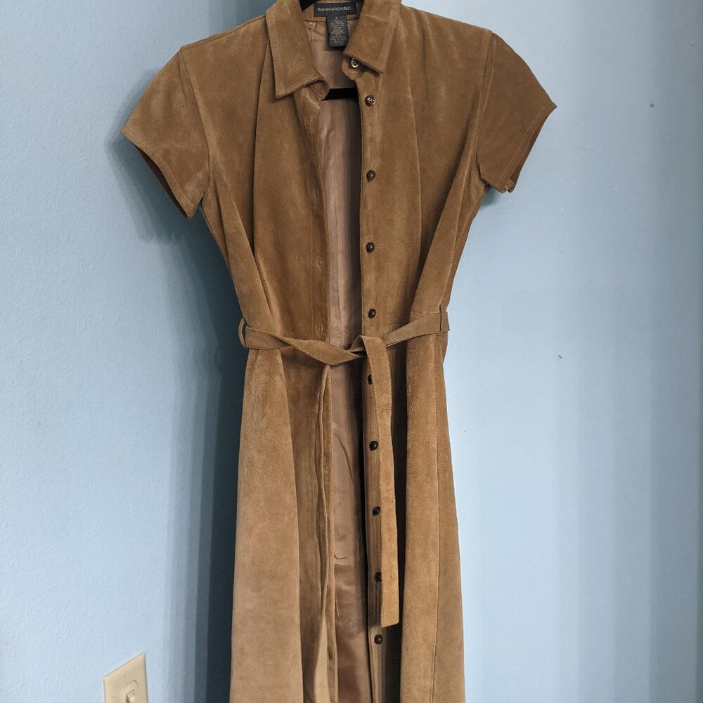 Banana Republic Leather Dress